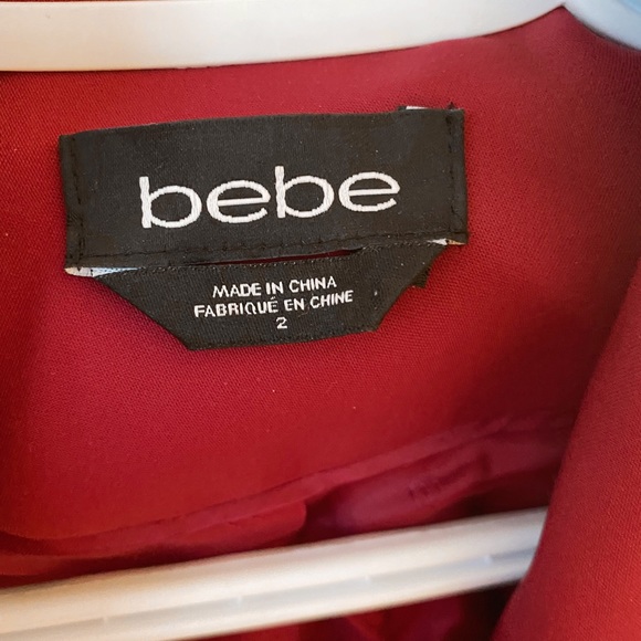 Bebe fitted red blazer - Picture 2 of 5
